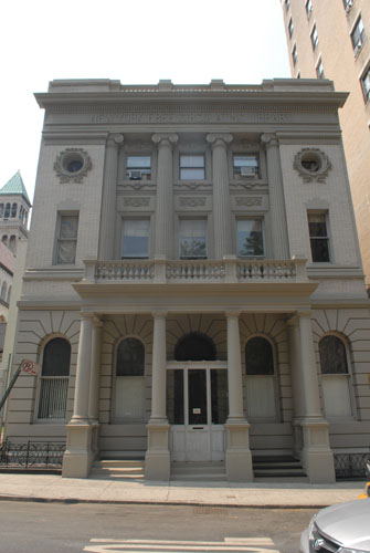 206 West 100th Street (New York Free Circulating Library, now the Ukrainian Academy of Arts & Sciences)
