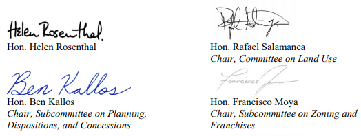 City Council Members Sign Letter Opposing Gerrymandered Zoning Lots