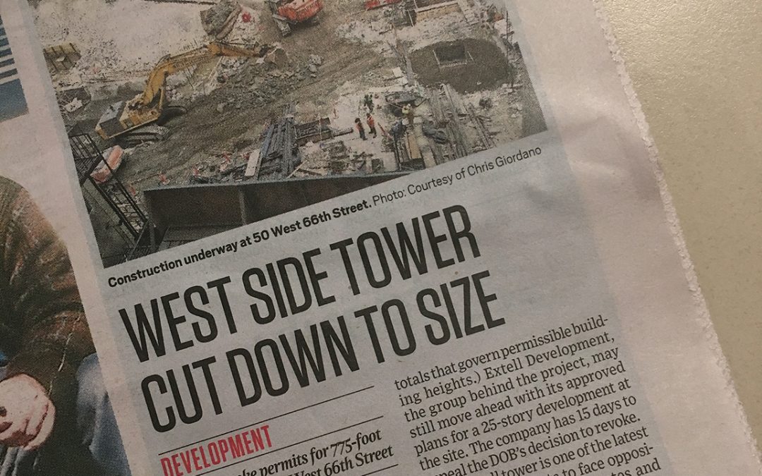 The Spirit: West Side Tower Cut Down to Size