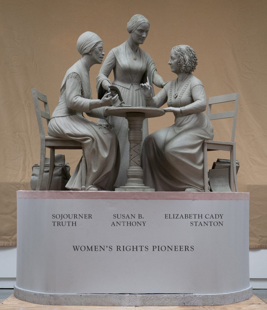 Unveiling of the Women’s Rights Pioneers Monument – Literary Walk (The Mall, Central Park)