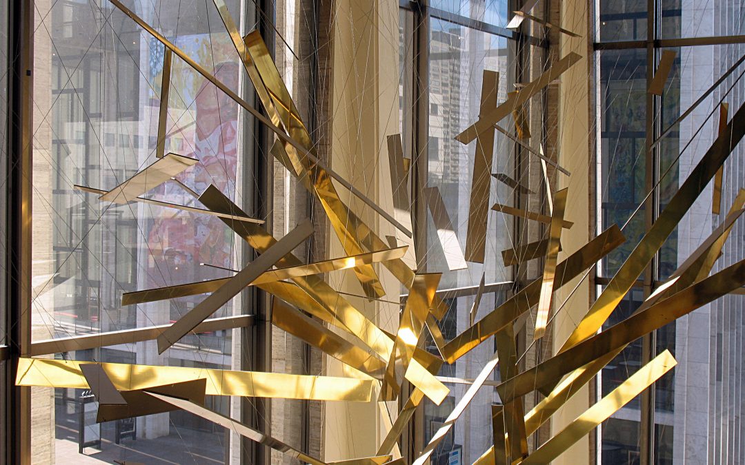 Seven to Save – UWS Gets Brassy with the PLNYS for the Richard Lippold Installation at Lincoln Center