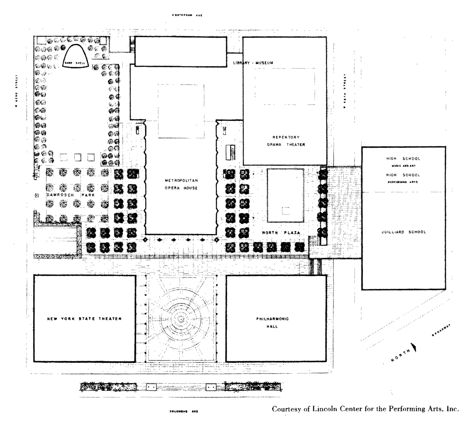 Lincoln Center Map