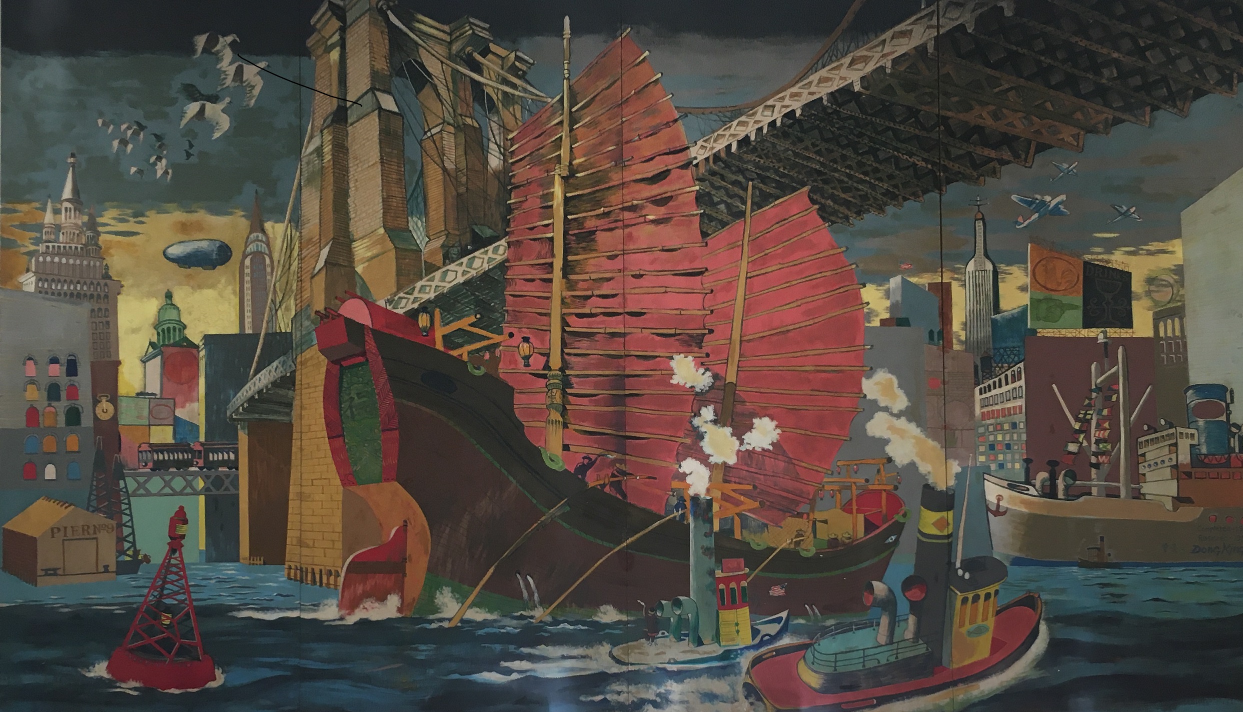 East Meets West Mural – An UWS History Mystery Solved by Claudie Benjamin