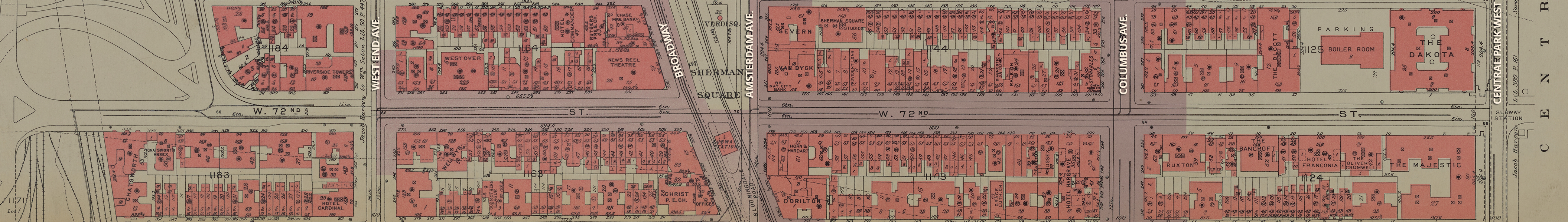 72nd Street Map