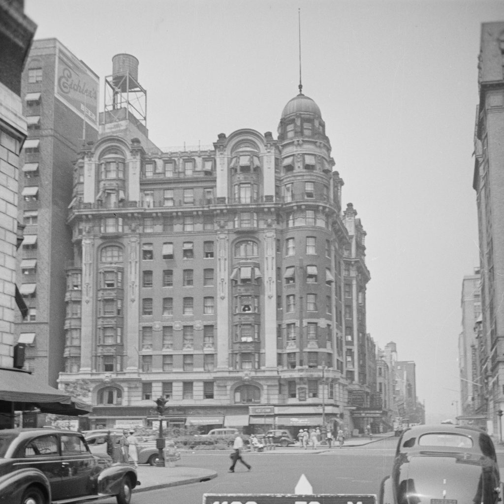 B&W NYC Tax Photo of the Hotel Belleclaire, 2175 Broadway aka 250 West 77th Street