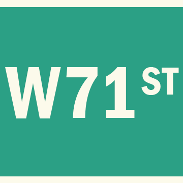 Graphic logo for West 71st Street