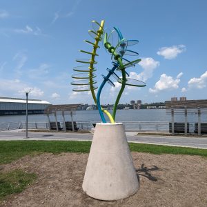 New Temporary Sculptures Arrive at Riverside Park South