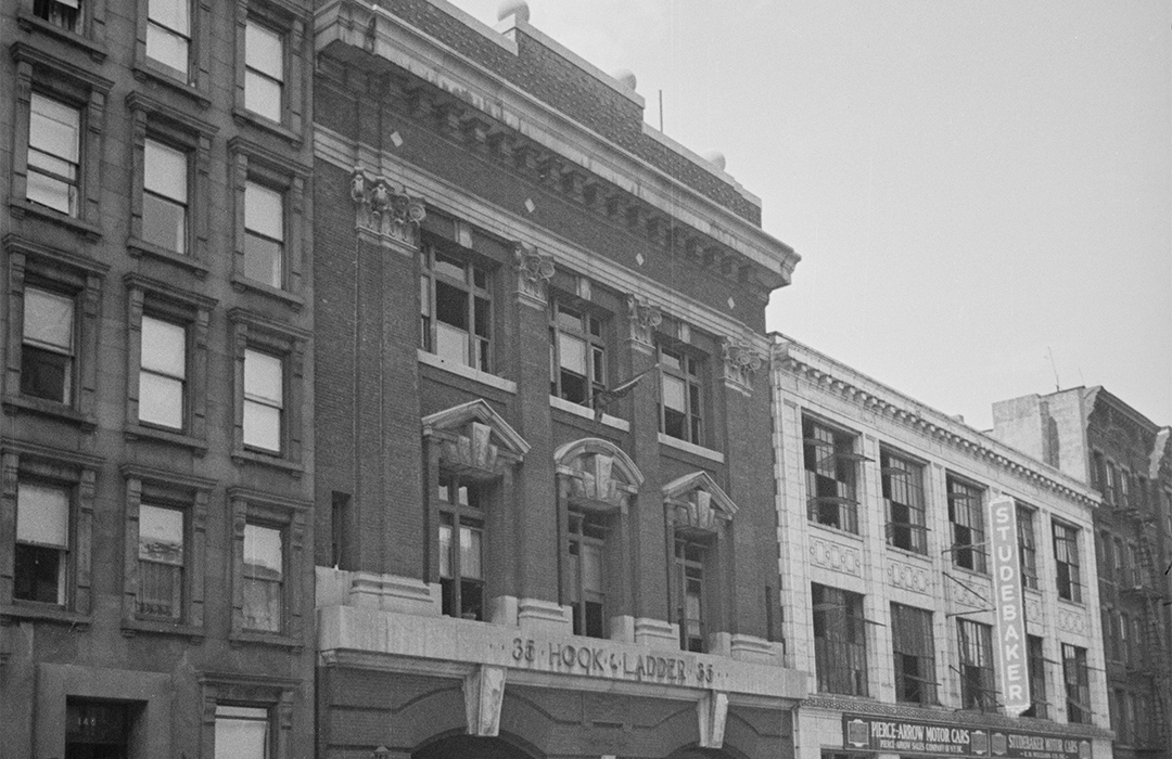 B&W NYC Tax Photo showing facade of 142-144 West 63rd Street