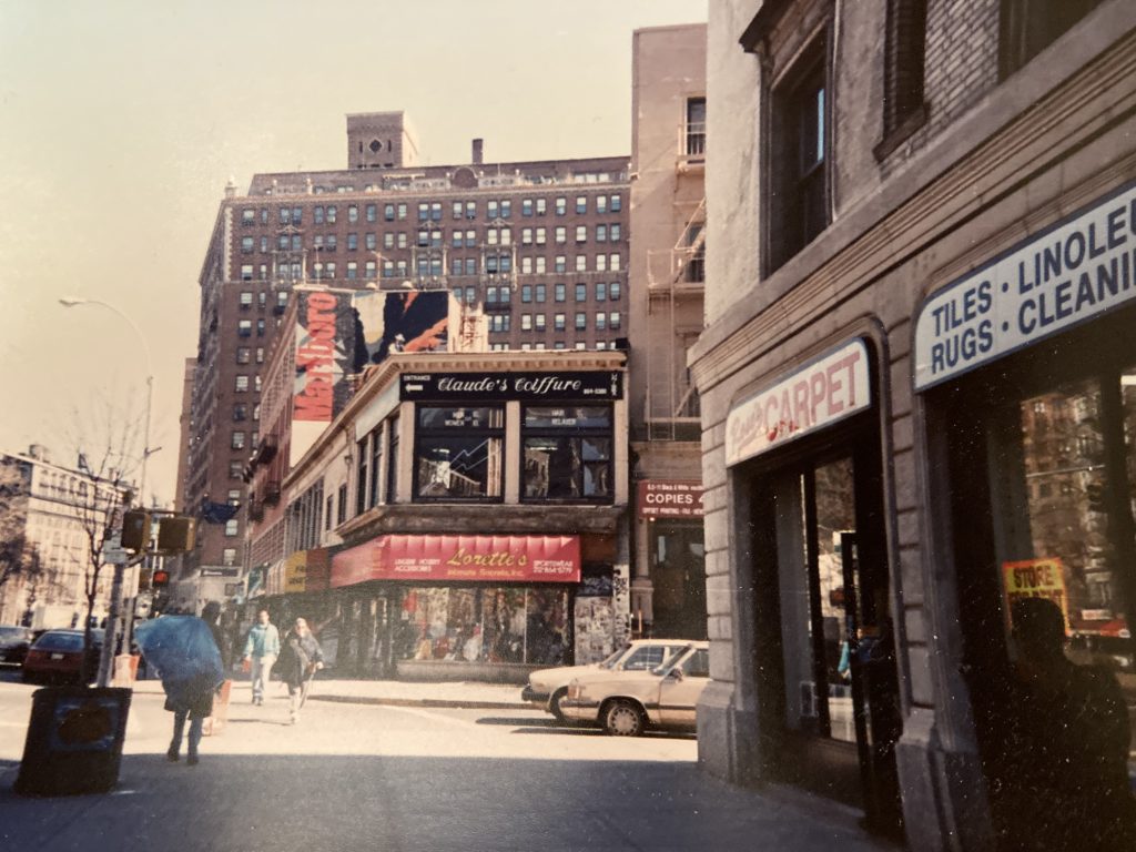 Vintage view of Broadway looking north by Jim Rasenberger
