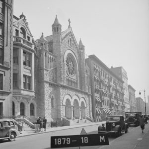 B&W photo of 213 West 107th Street