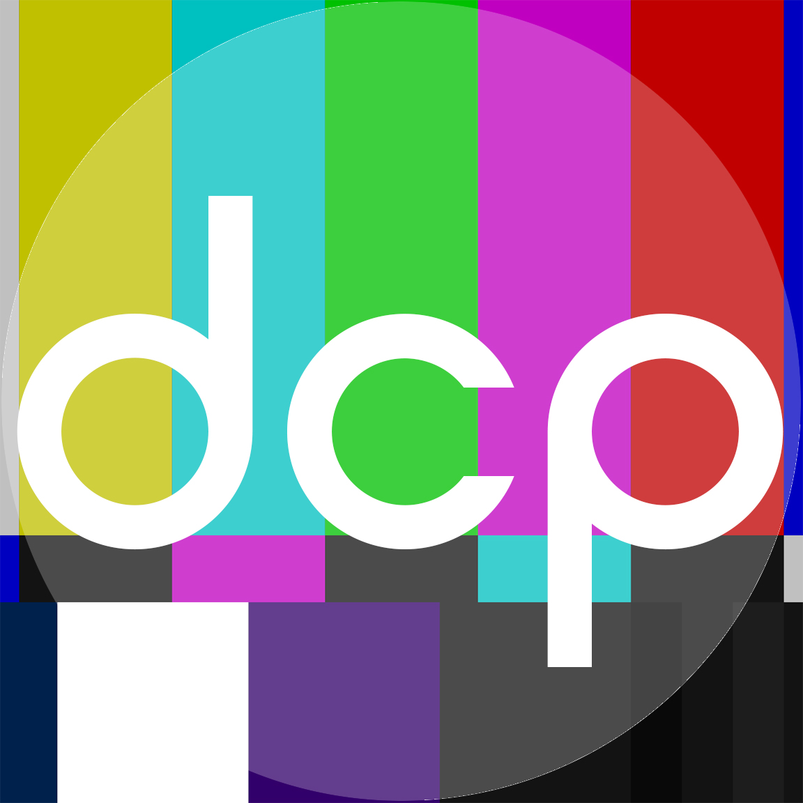 Graphic for DCP with colorbar in background