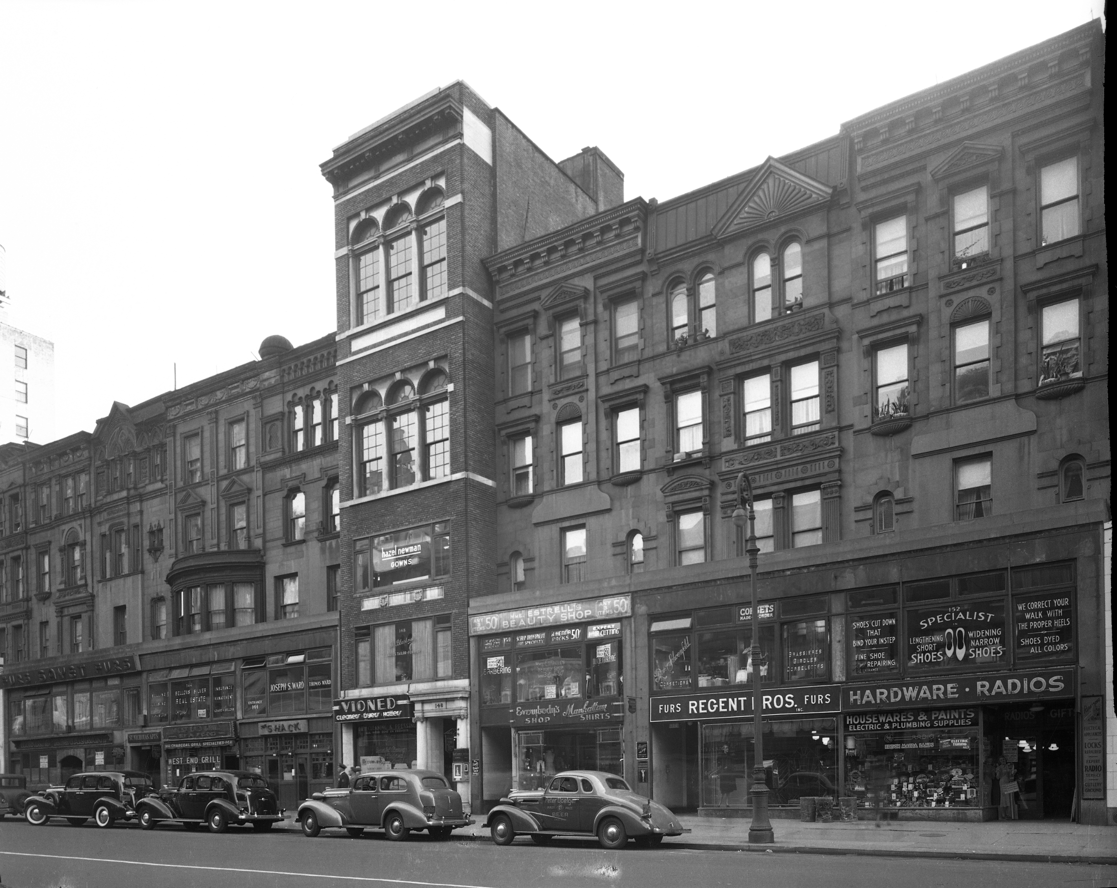 B&W Photo of 140-152 West 72nd Street by Lloyd Acker