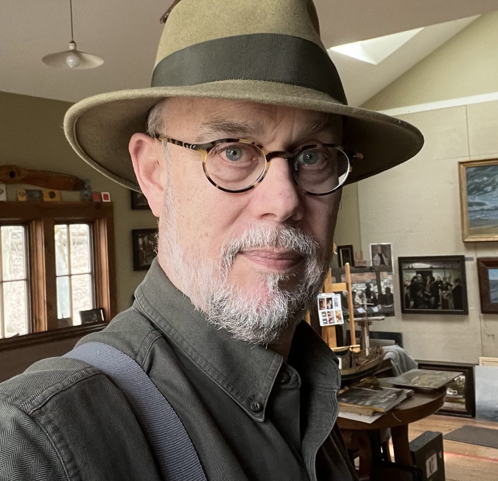 Color Photo of Painter Robert Beck