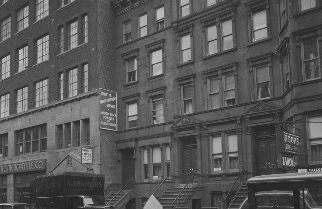 B&W NYC Tax Photo of 107 West 64th Street