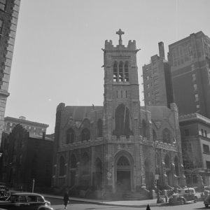 B&W NYC Tax Photo of 428 West End Avenue, All Angels Church