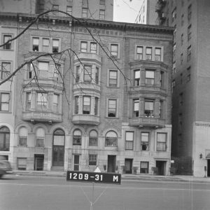 B&W Tax Photo of 354 & 355 Central Park West. Courtesy of NYC Municipal Archives.