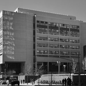 B&W Photo of LaGuardia High School