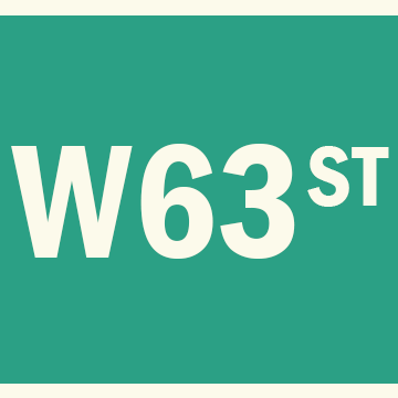 W63 Graphic Logo for West 63rd Street