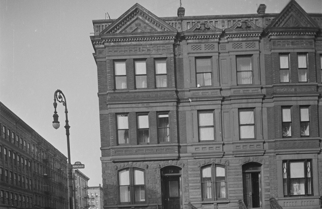 B&W NYC Tax Photo of 73 Manhattan Avenue, Courtesy NYC Municipal Archives
