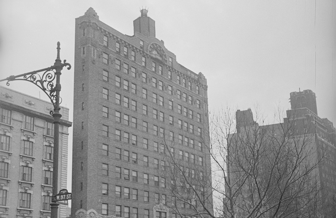 B&W Tax Photo of 240 Riverside Drive. Courtesy of NYC Municipal Archives.