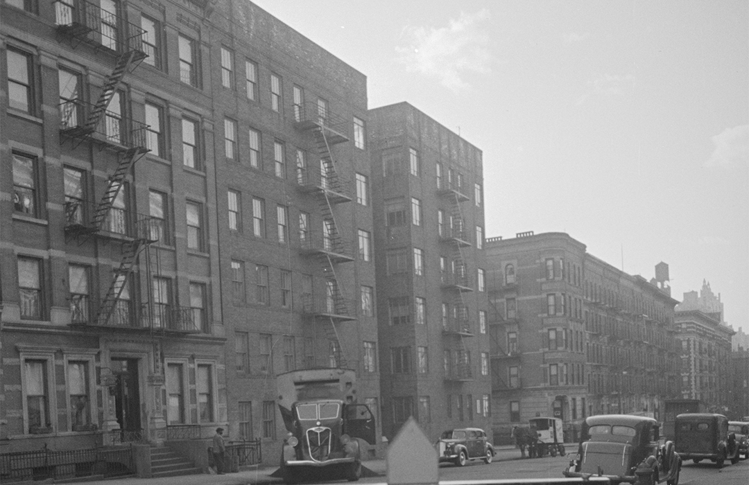 B&W NYC Tax Photo of 50-56 Manhattan Avenue