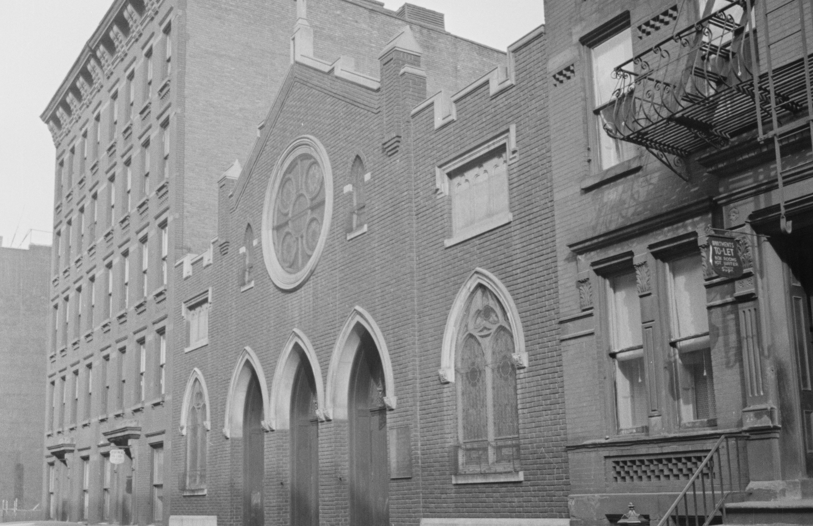 B&W photo of 215 West 67th Street