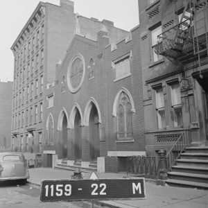 B&W photo of 215 West 67th Street