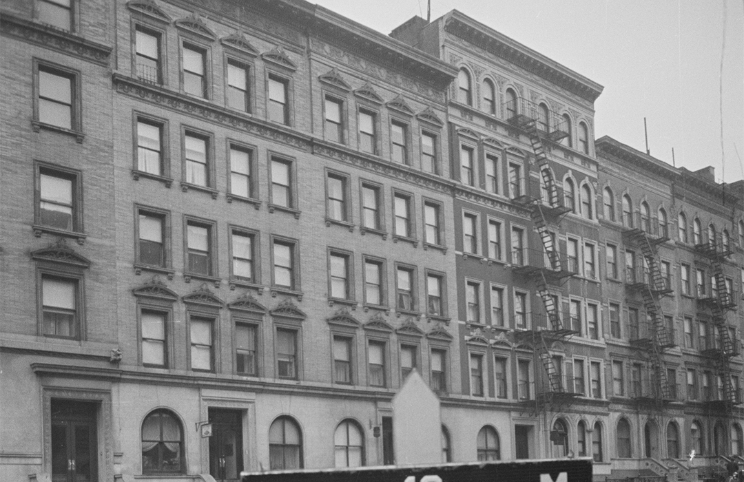 B&W NYC Tax Photo of 23 and 25 Manhattan Avenue