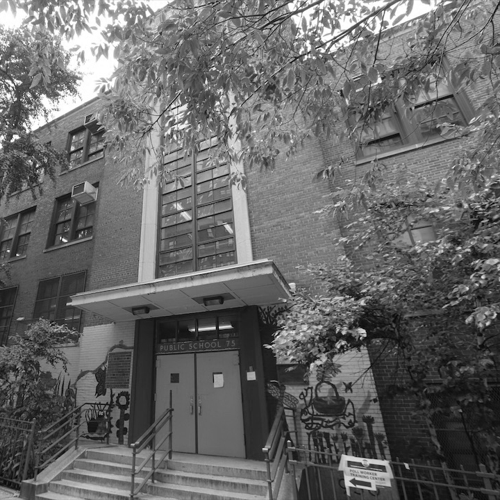 B&W photo of 732 West End Ave.