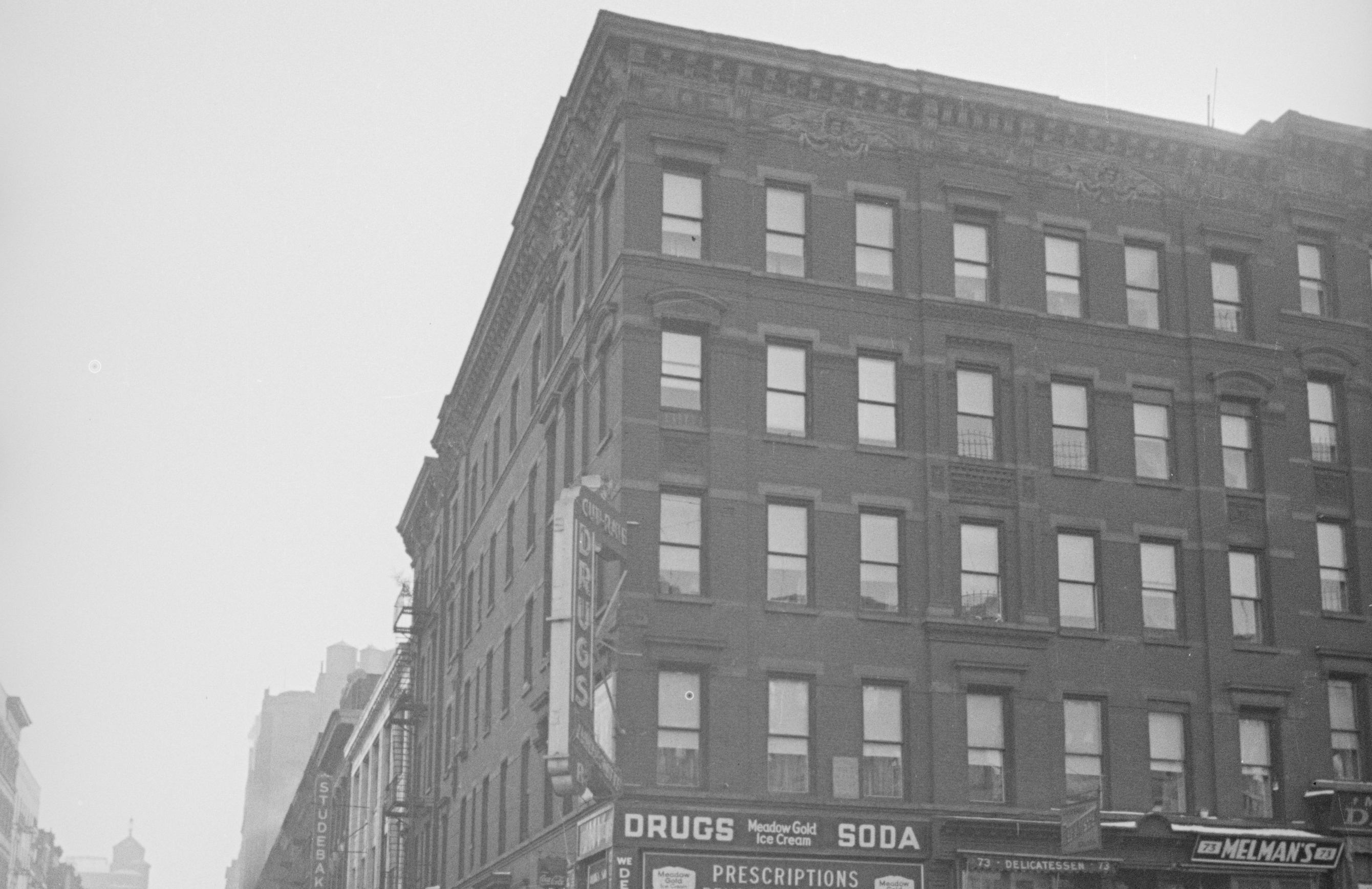 B&W Tax photo of 75 Amsterdam Avenue. Courtesy of NYC Municipal Archives.
