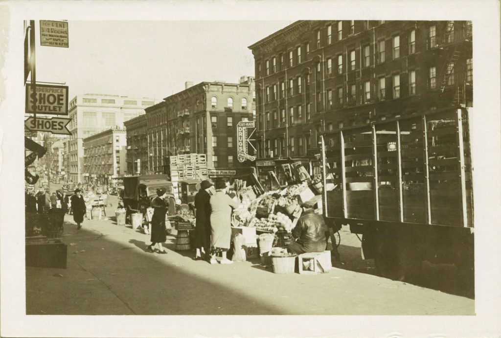 B&W View of 62nd Street and Amsterdam Avenue by Percy Loomis Sperr