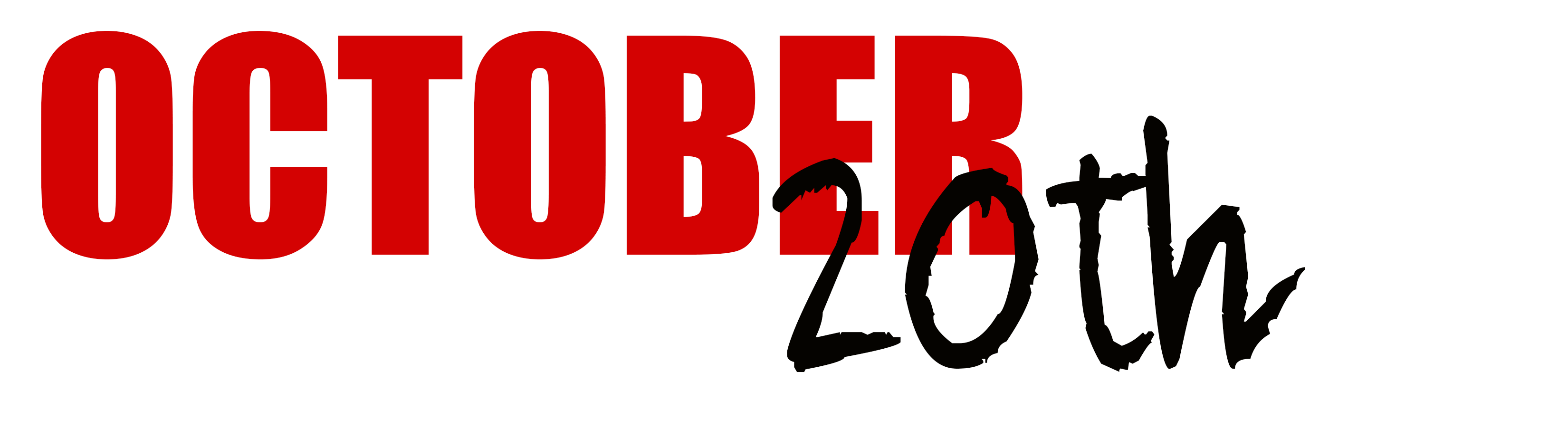 October 20th Graphic for October 20th