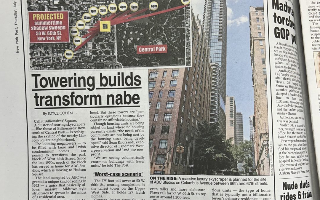 NY Post Covers LW!